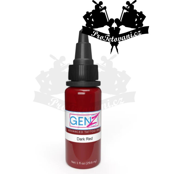 Intenze GEN-Z Dark Red 30ml tetovací barva