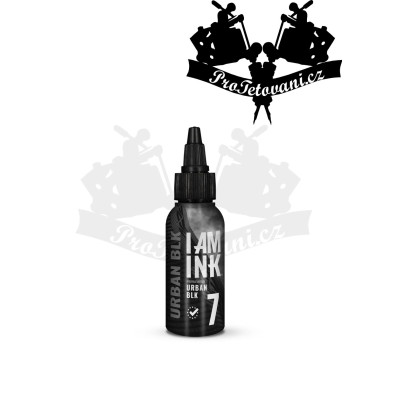 Tetovací barva I AM INK second generation URBAN BLACK 7 50 ML