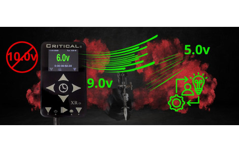 Dávejte si pozor na správnou techniku a rychlost tetovacího strojku