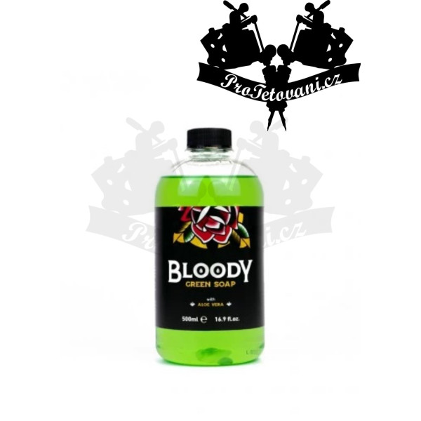 Bloody Green Soap mýdlo na tetování 500ml Aloe Vera koncentrát