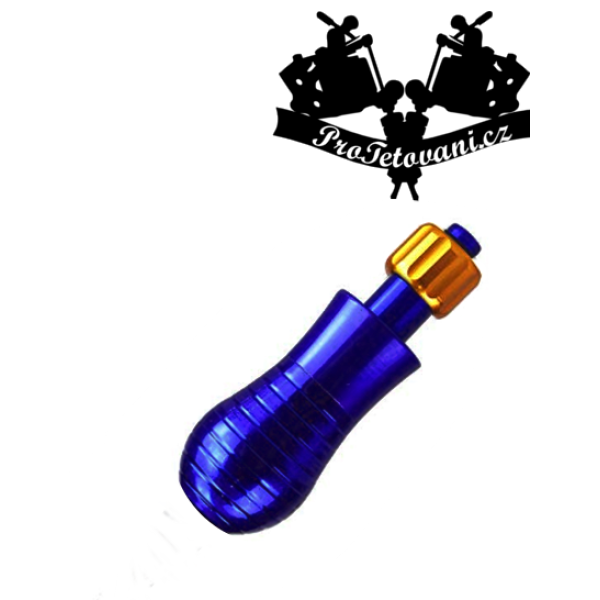 Cartridgový grip se závitem pro tetování Blue 30 mm