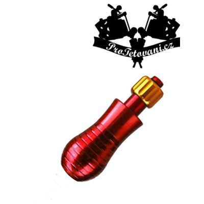Cartridgový grip se závitem pro tetování Red 30 mm