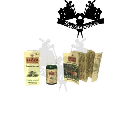 Sattva ájurvédský esenciální olej Cedrové dřevo 10 ml