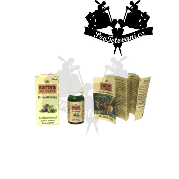Sattva ájurvédský esenciální olej Cedrové dřevo 10 ml