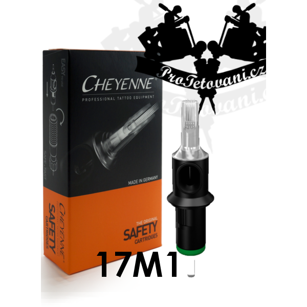 Originální tetovací cartridge Cheyenne Safety 17 M