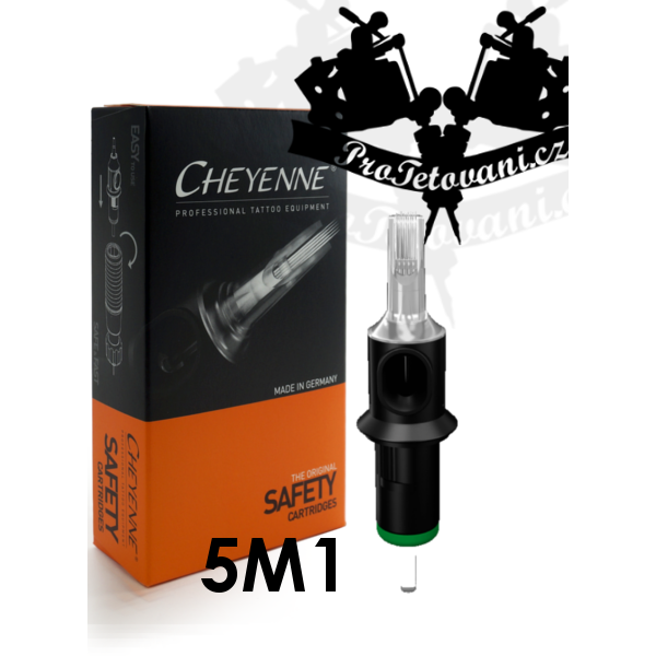 Originální tetovací cartridge Cheyenne Safety 5 M