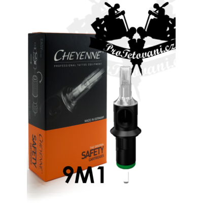 Originální tetovací cartridge Cheyenne Safety 9 M