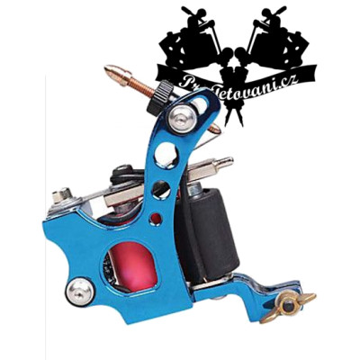 Tetovací strojek cívkový Ultra Blue a tetovací grip