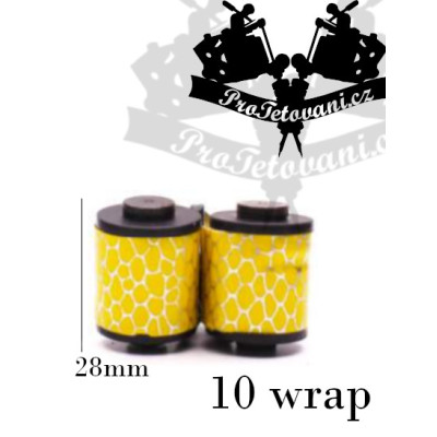 Cívky pro tetovací strojek 10 wraps yellow hive