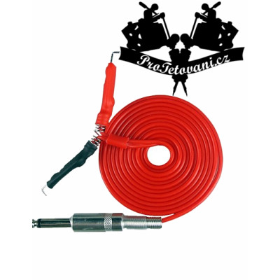 Clip cord pro tetovací strojky Red