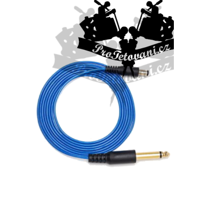 Extra tenčený DC CORD pro tetovací strojky blue