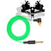 Extra tenčený RCA CORD pro tetovací strojky green