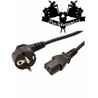 Napájecí kabel k tetovacím zdrojům 3p vidlice