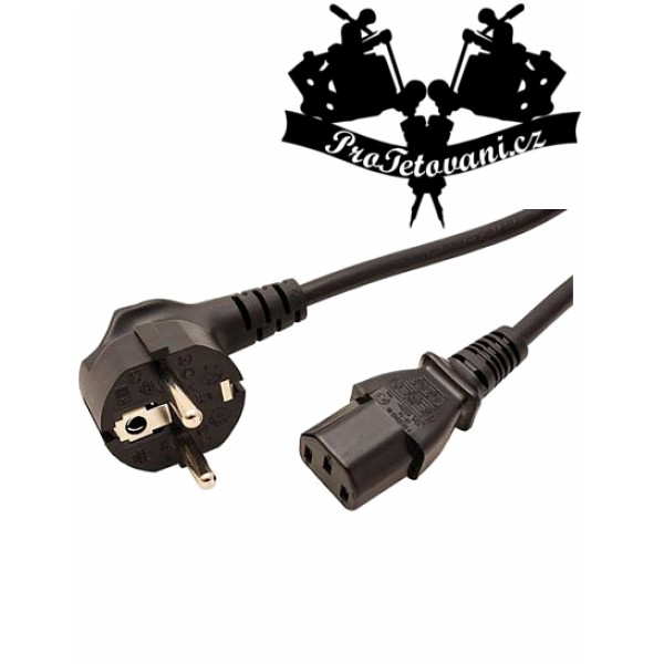 Napájecí kabel k tetovacím zdrojům 3p vidlice