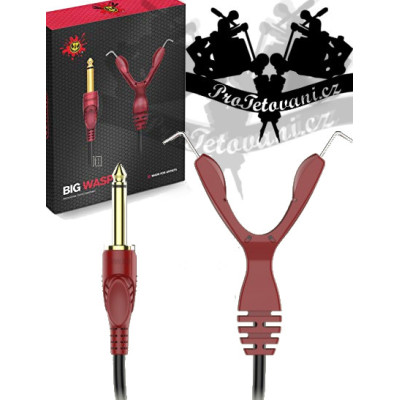 Vysoce odolný clip cord BIG WASP RED