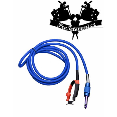 Clip cord pro tetovací strojky King Blue
