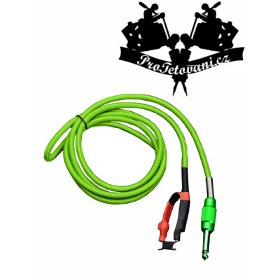 Clip cord pro tetovací strojky King Green