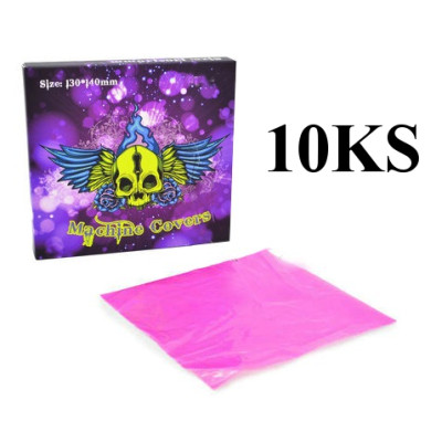 Ochranný obal na tetovací strojek 10 ks PINK