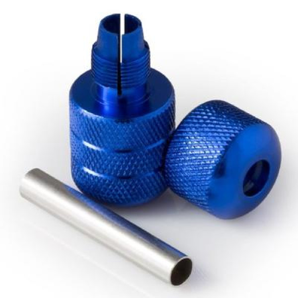 Tetovací grip dělitelný Blue 50mm