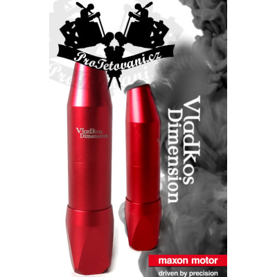 Rotační tetovací strojek Vladkos Dimension Maxon Red