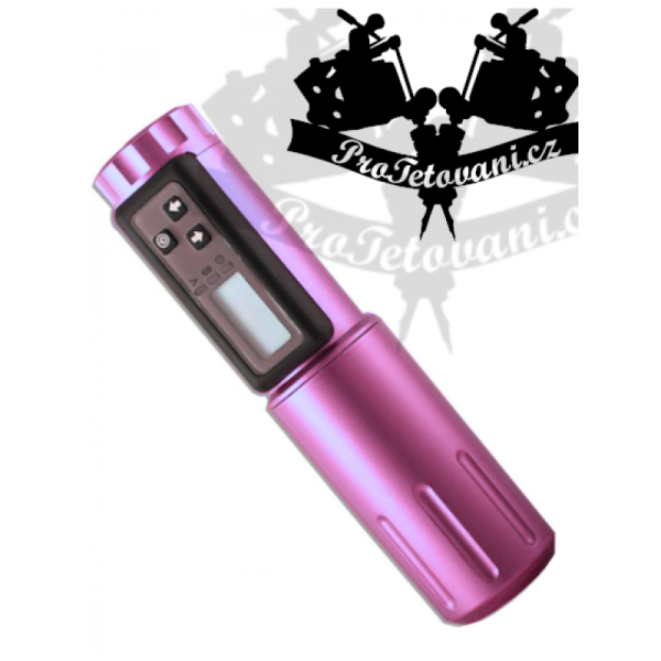 Dobíjecí bezdrátový rotační tetovací strojek Wireless Purple