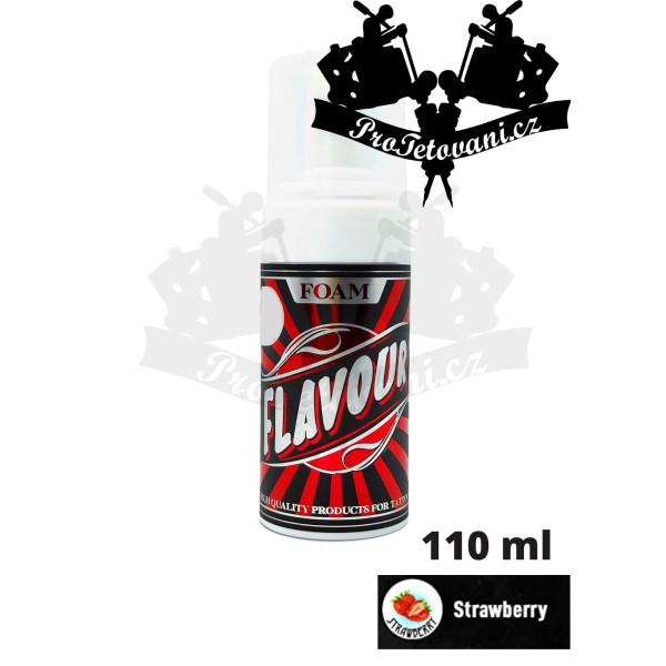 Dynamic Flavour Foam voňavá pěna na tetování 110 ml STRAWBERRY