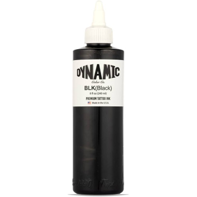 Dynamic ink Black umělecká barva 240ml