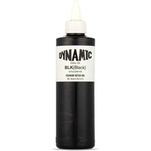 Dynamic ink Black umělecká barva 240ml