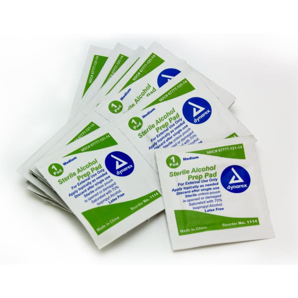 Dezinfekční tamponky Dynarex 2ks