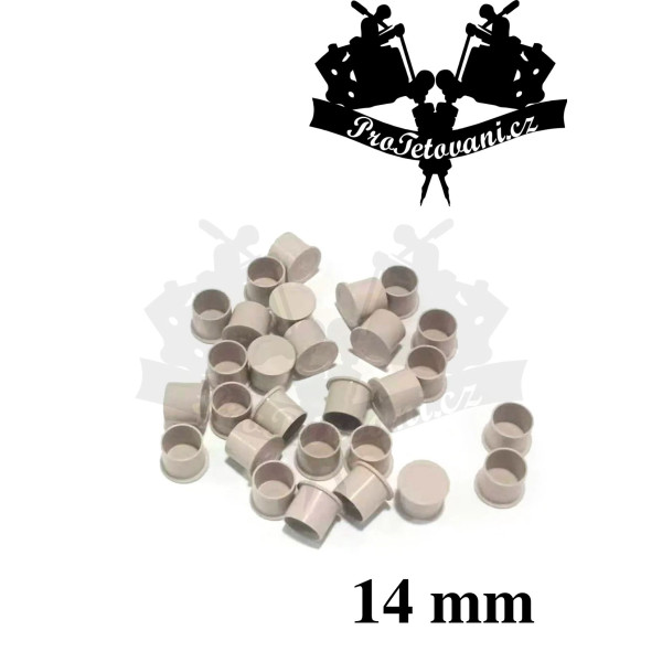 Eko pšeničné kalíšky s ploškou 1000 ks 14 mm