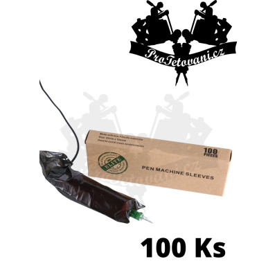 Elite EKO Ochranné obaly na tetovací strojek černé 100 ks