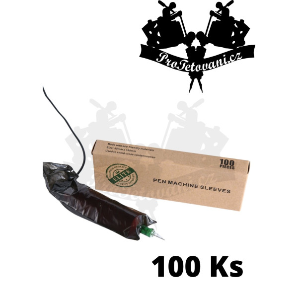 Elite EKO Ochranné obaly na tetovací strojek černé 100 ks