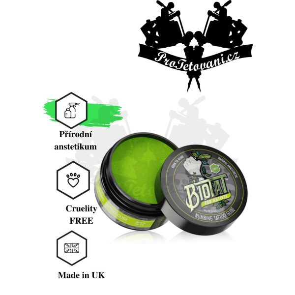 BIOTAT NATURAL NUMBING TATTOO GLIDE - ENVY 100g