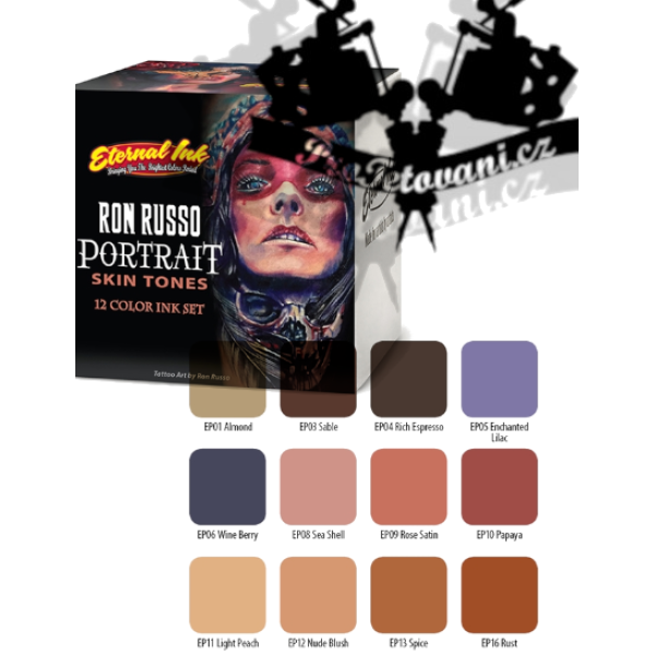 Eternal ink portrétový set uměleckých barev 12ks