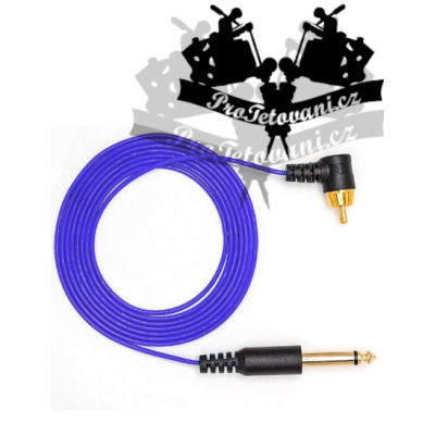 Extra tenčený RCA CORD pro tetovací strojky dark blue