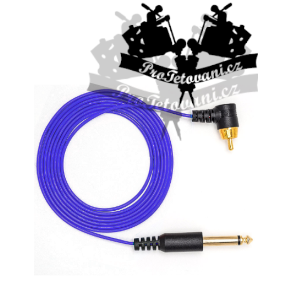 Extra tenčený RCA CORD pro tetovací strojky dark blue