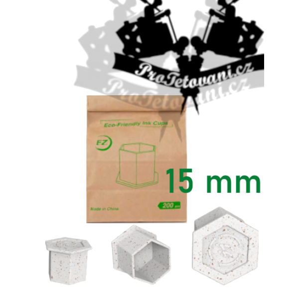 EZ Eco kalíšky s ploškou 200 ks 15 mm