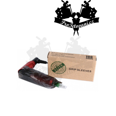 Elite EKO Ochranné obaly na tetovací grip černé 100 ks