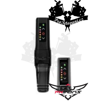 Bezdrátový rotační tetovací strojek FK IRONS MICROBEAU Flux Mini 2x baterie BLACK