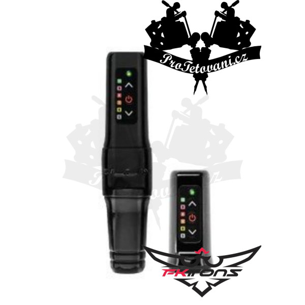 Bezdrátový rotační tetovací strojek FK IRONS MICROBEAU Flux Mini 2x baterie BLACK