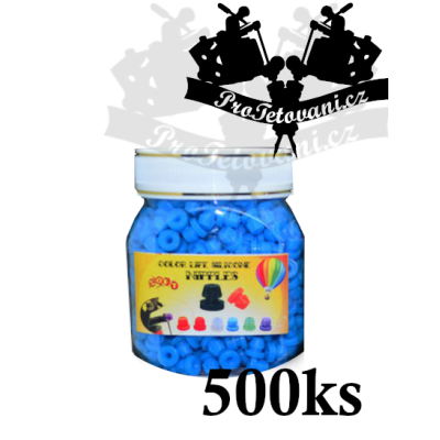 Grommets gumičky pro tetovací strojky blue balení 500 ks