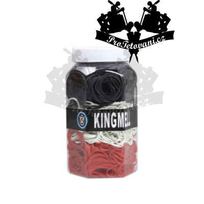 Gumičky v láhvi pro tetovací strojek rubberbands 2000 ks