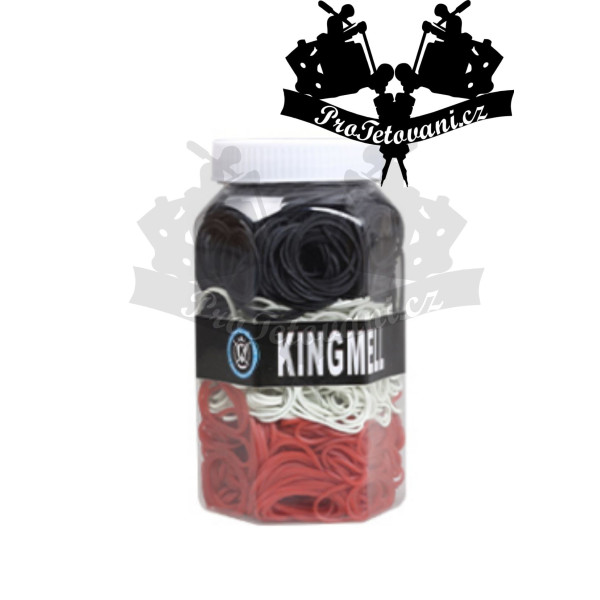 Gumičky v láhvi pro tetovací strojek rubberbands 2000 ks