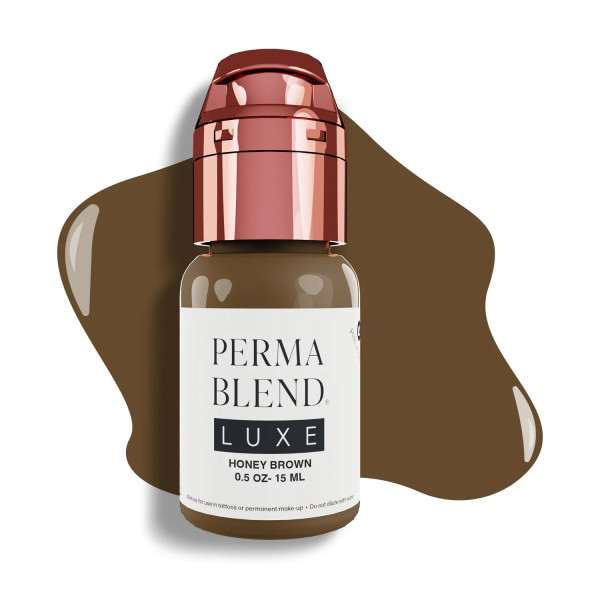Barva pro permanentní make up Perma Blend LUXE Honey Brown 15 ml REACH
