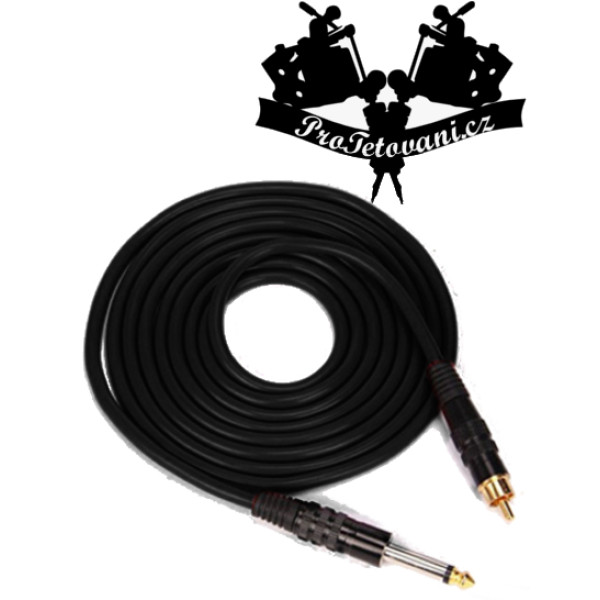 Hrubý RCA cord silikon 2,4m