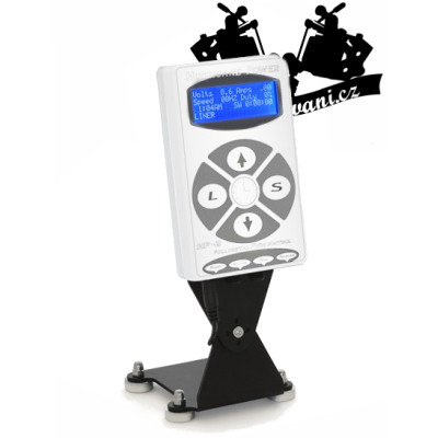 HURRICANE LCD WHITE tetovací zdroj s ovládacím panelem