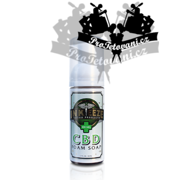 Inkeeze čístící mýdlo na tetování s konopím 50 ml