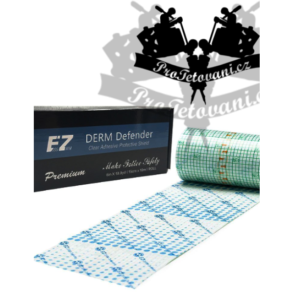 Ochranná folie po tetovaní CAREFUN EZ DERM DEFENDER PREMIUM 15 cm x 10 m 