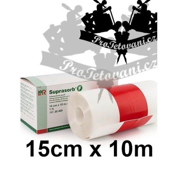 Ochranná folie po tetovaní SUPRASORB F role 15 cm x 10 m