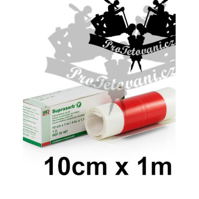 Ochranná folie po tetovaní SUPRASORB F rolka 1m x 10 cm